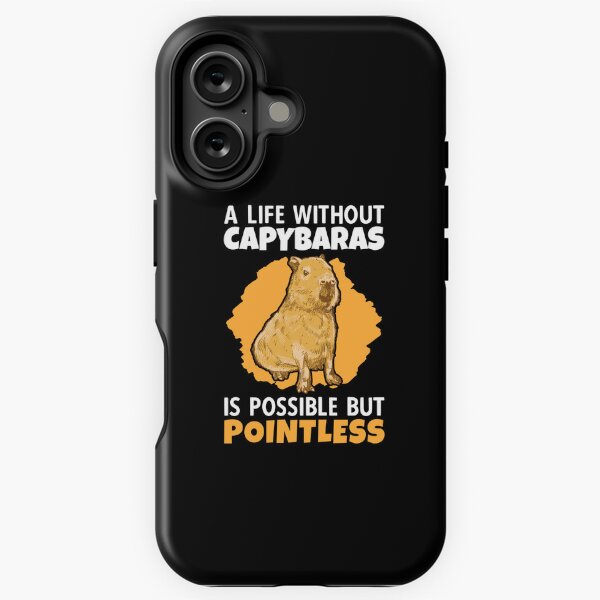 Item preview, Life without Capybara South America Capybara designed and sold by madgrfx.
