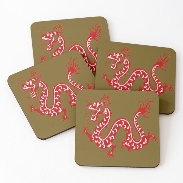 Item preview, oriental red dragon designed and sold by nigejohn.