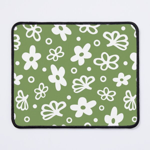 Item preview, Midcentury Spring Blossom Green Vintage Dishes designed and sold by KrisInStitches.