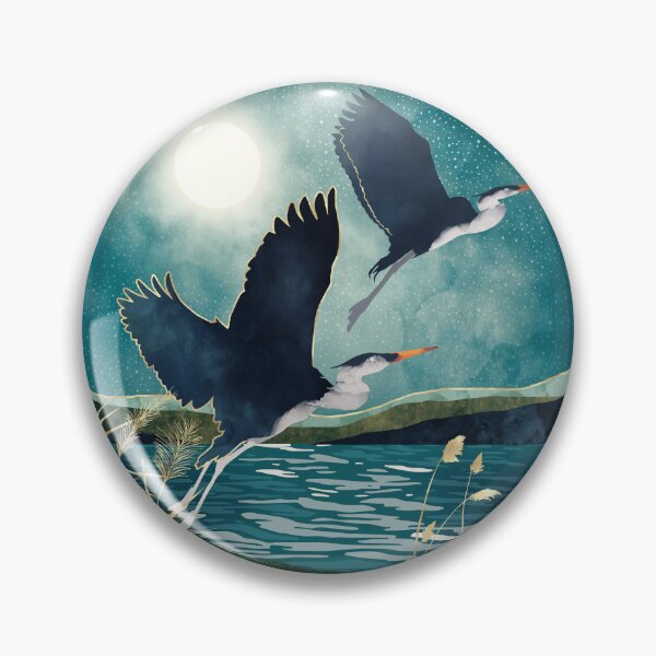 Item preview, Evening Heron designed and sold by spacefrogdesign.