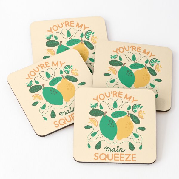 Item preview, You're My Main Squeeze - Lemons + Limes designed and sold by Carrie Cantwell Art.