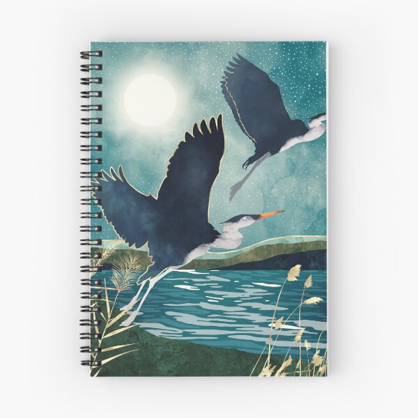 Item preview, Evening Heron designed and sold by spacefrogdesign.