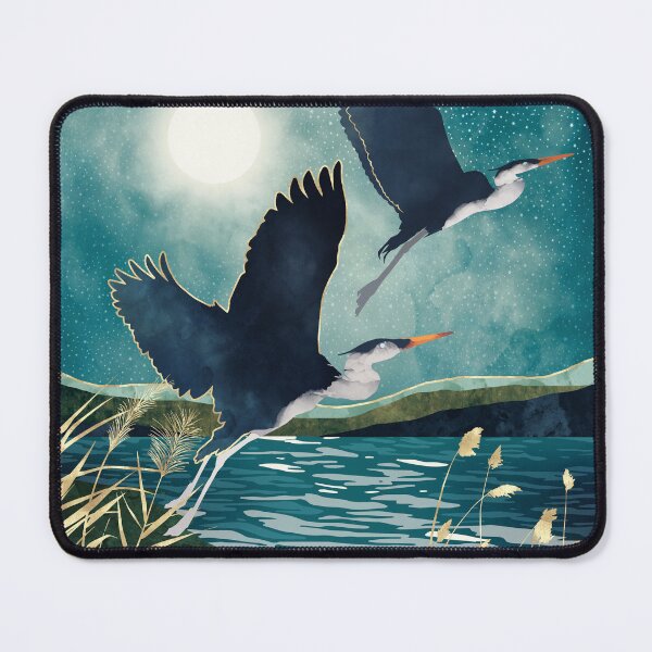 Item preview, Evening Heron designed and sold by spacefrogdesign.