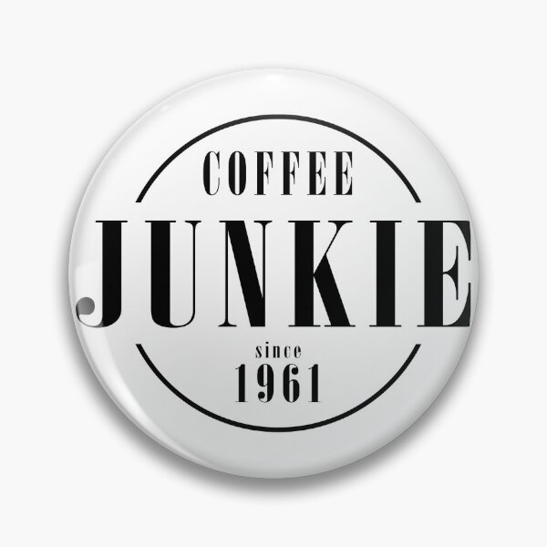 Item preview, Coffee Junkie since 1961 designed and sold by AlfabetDesign.