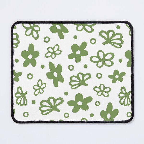 Item preview, Midcentury Spring Blossom Green Vintage Dishes designed and sold by KrisInStitches.