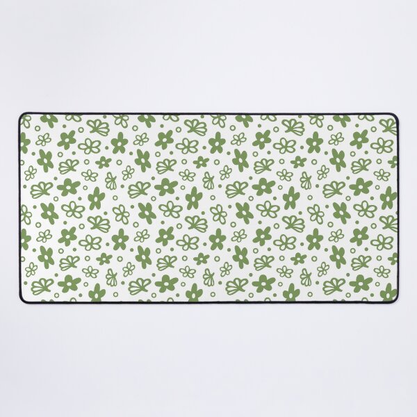 Item preview, Midcentury Spring Blossom Green Vintage Dishes designed and sold by KrisInStitches.