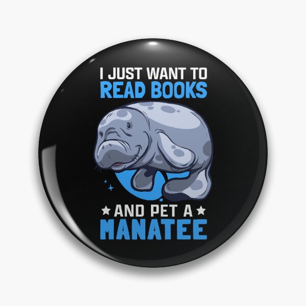 Item preview, manatees and books manatee marine mammal sea cow designed and sold by madgrfx.