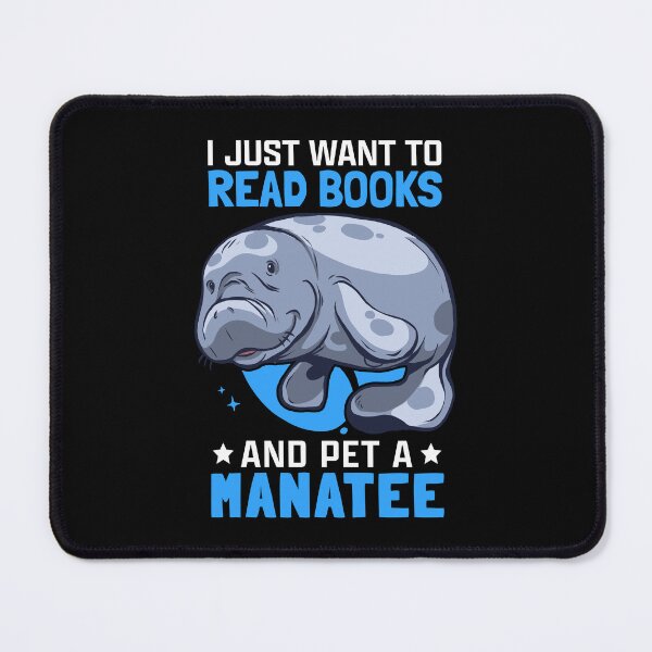 Item preview, manatees and books manatee marine mammal sea cow designed and sold by madgrfx.