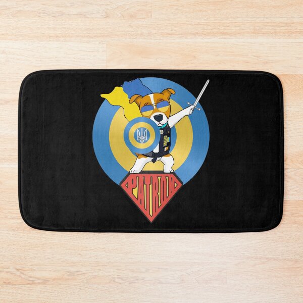 Item preview, Ukrainian Captain Patron Dog Superhero Cape Shield Sword designed and sold by Aide.