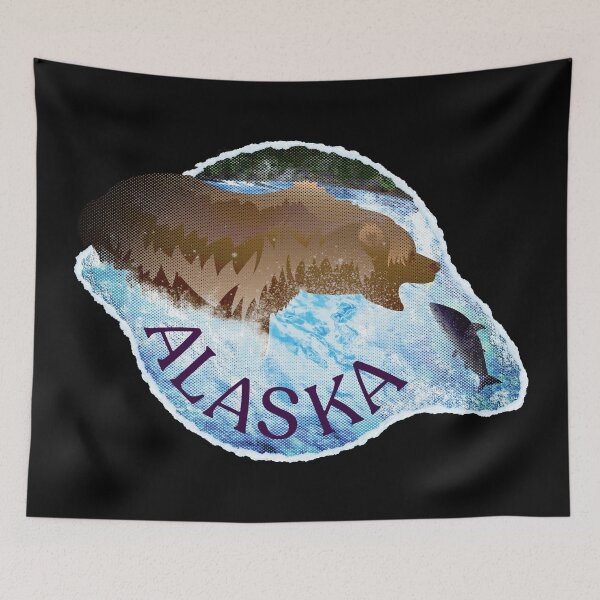 Item preview, Alaska Fishing Bear designed and sold by fairviewdesign.