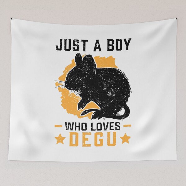 Item preview, Boy the degus loves Chilean rodent degu designed and sold by madgrfx.
