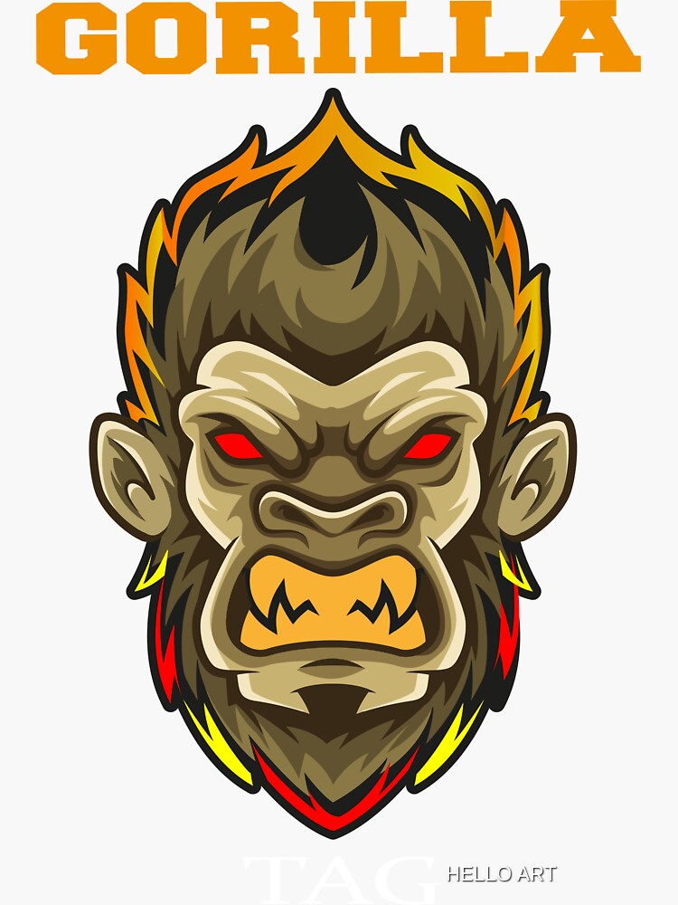 Gorilla Tag Discord Stickers for Sale