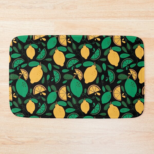 Item preview, You're My Main Squeeze - Lemons + Limes on Black designed and sold by Carrie Cantwell Art.