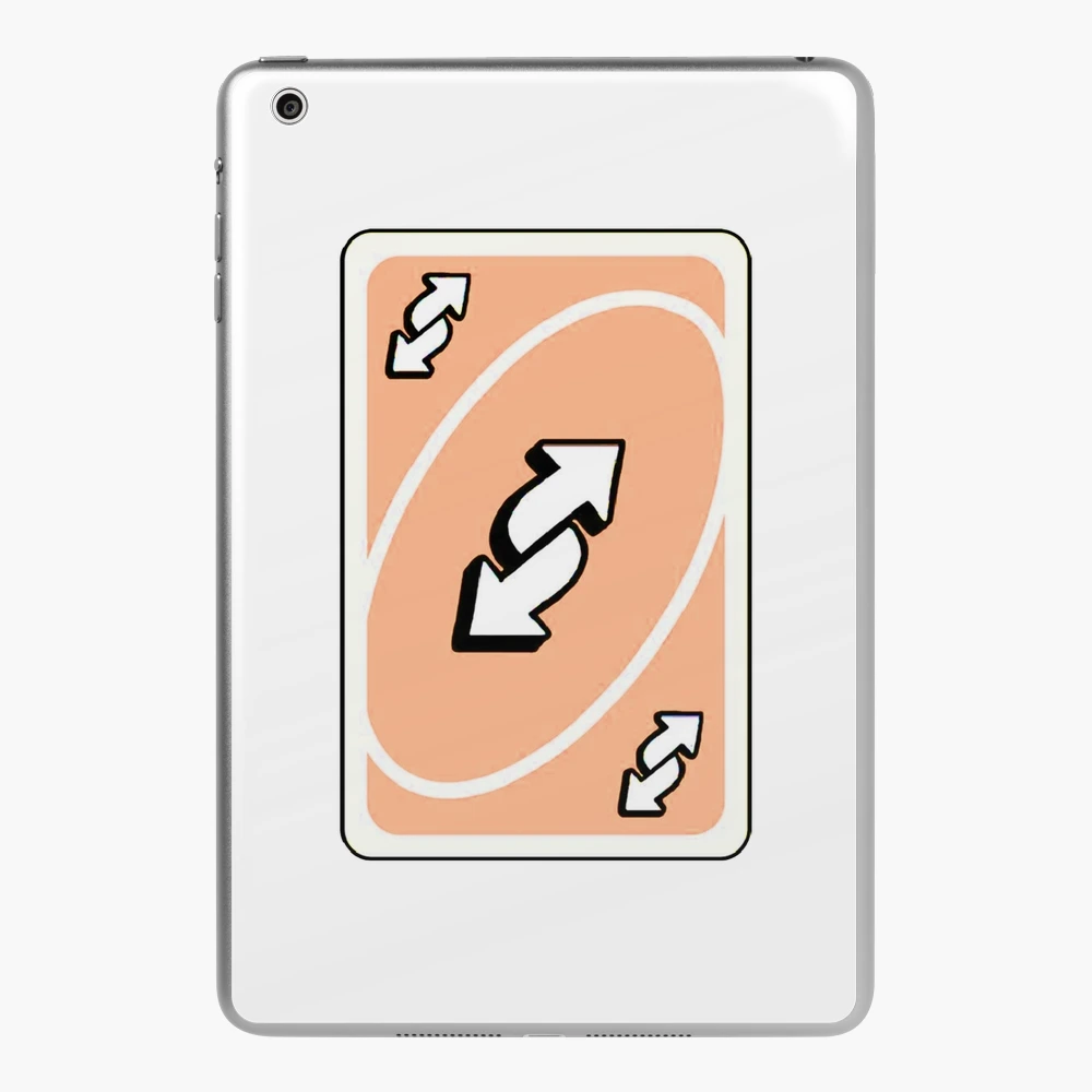 Funny No U Uno Reverse Card Meme | iPad Case & Skin