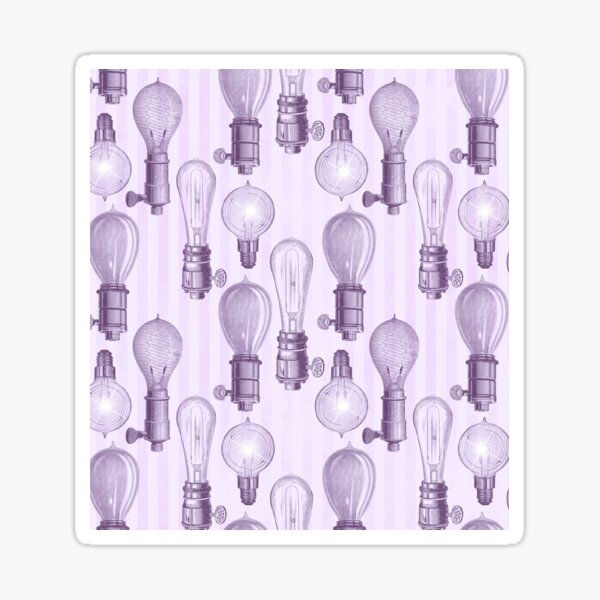 Item preview, Vintage Light Bulbs in Purple designed and sold by allthumbs.