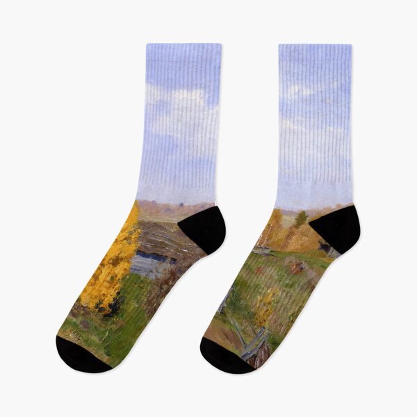 Item preview, Golden autumn. Slobodka by Isaac Levitan (1889) designed and sold by allhistory.