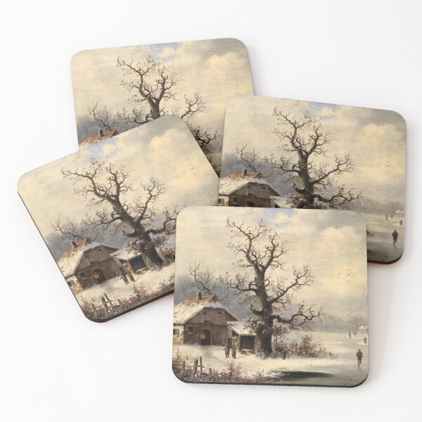Item preview, Winter Serenity: A Cozy Cabin in a Snowy Landscape with Nature designed and sold by SweetMySpot.