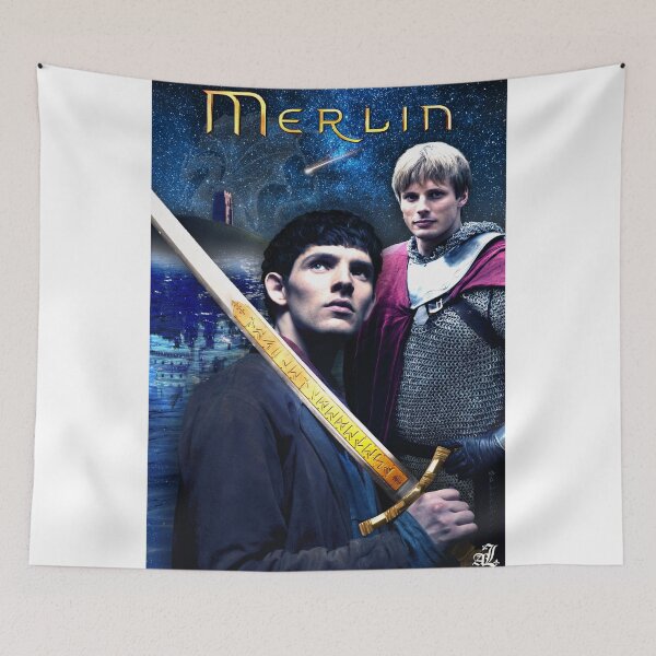 Item preview, Póster de Merlín de la BBC 23 designed and sold by Alysaurum.