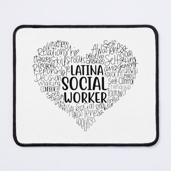 Item preview, Funny Latina Social Worker Heart Cute Work Love Hispanic designed and sold by Best Designer.