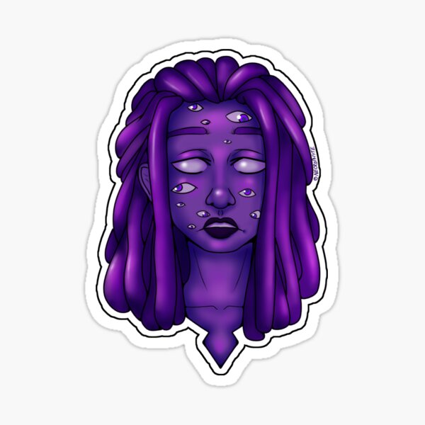"Eye Pox" Sticker by EuphoricNest Redbubble