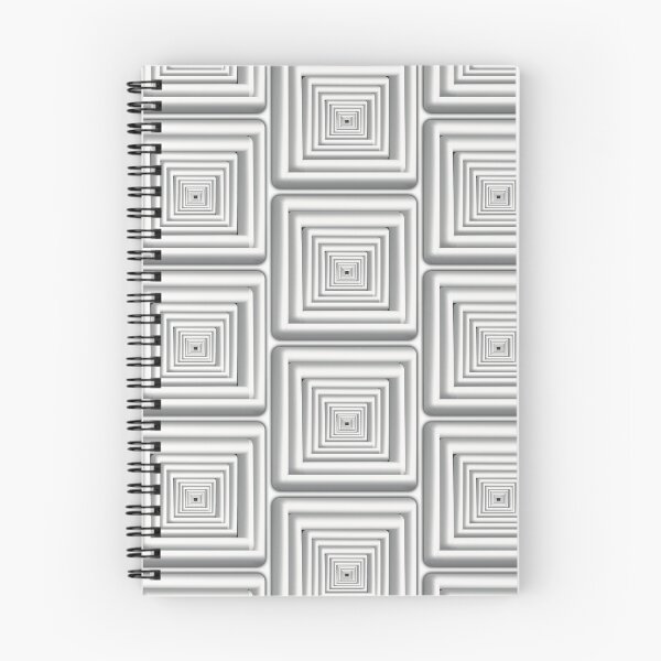Item preview, Concentric Square Tunnel, Monochrome, Black and White designed and sold by cherdoodles.