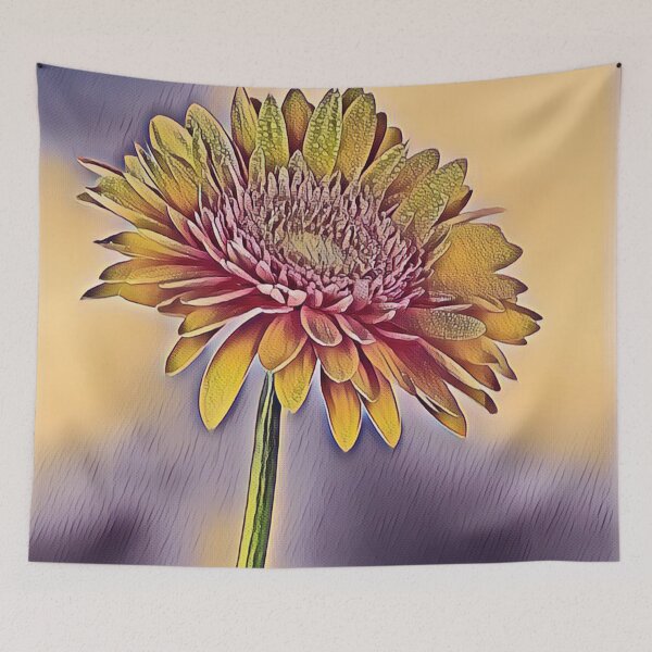 Item preview, Single Painted Daisy Flower designed and sold by HappyLifeCreate.