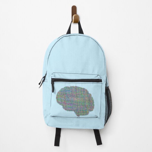 Item preview, rainbow abstract neurodivergent anxiety brain designed and sold by opptop.