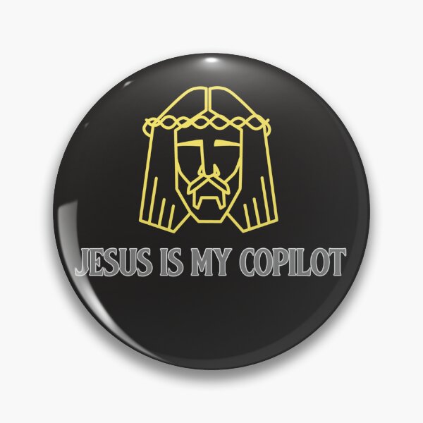 Item preview, Jesus is my copilot designed and sold by art-fox.