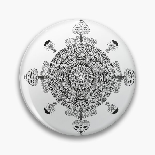Item preview, Mushroom mandala designed and sold by DomaDoma.