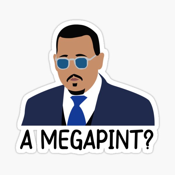 Artikel-Vorschau von ein Megapint? Zitat von Johnny Depp, designt und verkauft von TvDoodles.