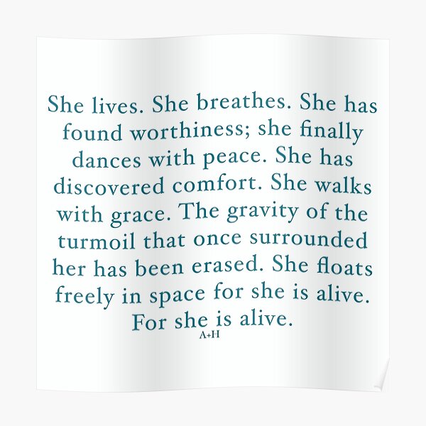 She is Alive Poster