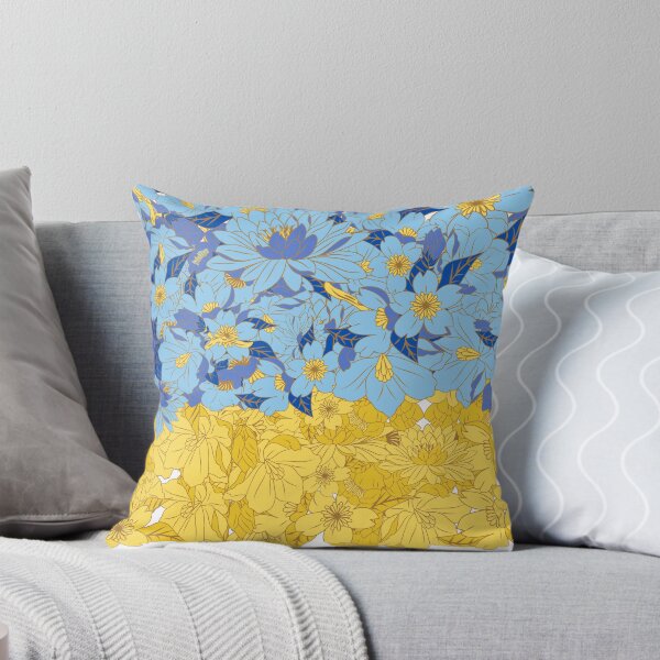 Item preview, Flowers flag Ukraine designed and sold by avocadissimo.