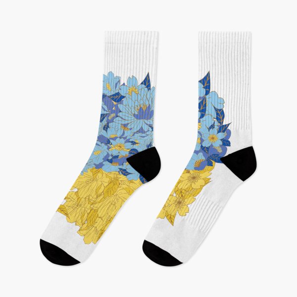 Item preview, Flowers flag Ukraine designed and sold by avocadissimo.