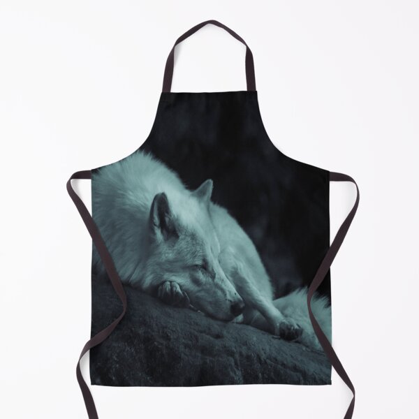 Item preview, Sleeping White Forest Wolf designed and sold by Alladin7.