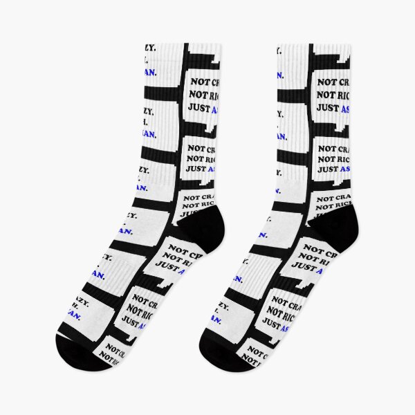 Item preview, Not Crazy Not rich just Asian for Asian people funny retro free speech bubble with black and blue typography - Dark mode designed and sold by Deegital18.