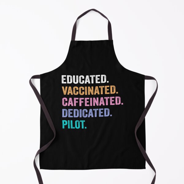 Item preview, Educated Vaccinated Caffeinated Dedicated pilot shirt, Funny pilot Christmas Gift designed and sold by xlnv.