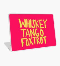 Whisky Tango Foxtrot - Farbausgabe Laptop Folie