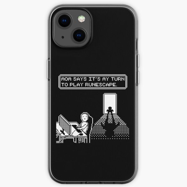 Maman dit que c'est à mon tour de jouer à RuneScape Coque souple iPhone