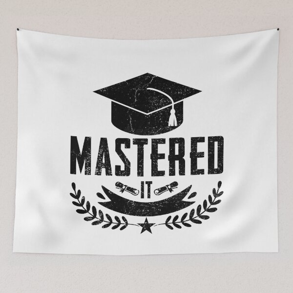 Item preview, Funny Mastered It Master Degree College Graduation Class  designed and sold by Best Designer.