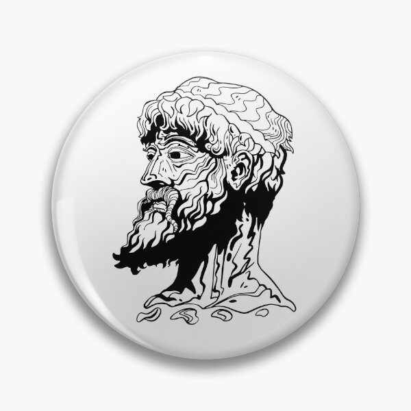 Item preview, Ancient Greek Statue Male Head designed and sold by Klotho-Fashion.