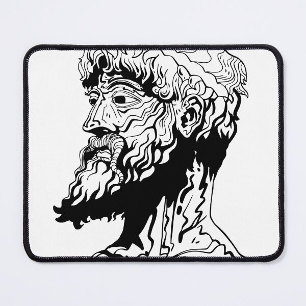 Item preview, Ancient Greek Statue Male Head designed and sold by Klotho-Fashion.