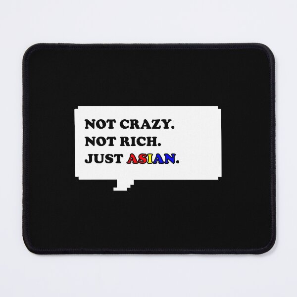 Item preview, Not Crazy Not rich just Asian for Asian people funny retro free speech bubble with black, red, yellow and blue typography - Dark mode Pinoy Edition designed and sold by Deegital18.