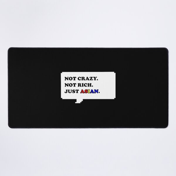 Item preview, Not Crazy Not rich just Asian for Asian people funny retro free speech bubble with black, red, yellow and blue typography - Dark mode Pinoy Edition designed and sold by Deegital18.