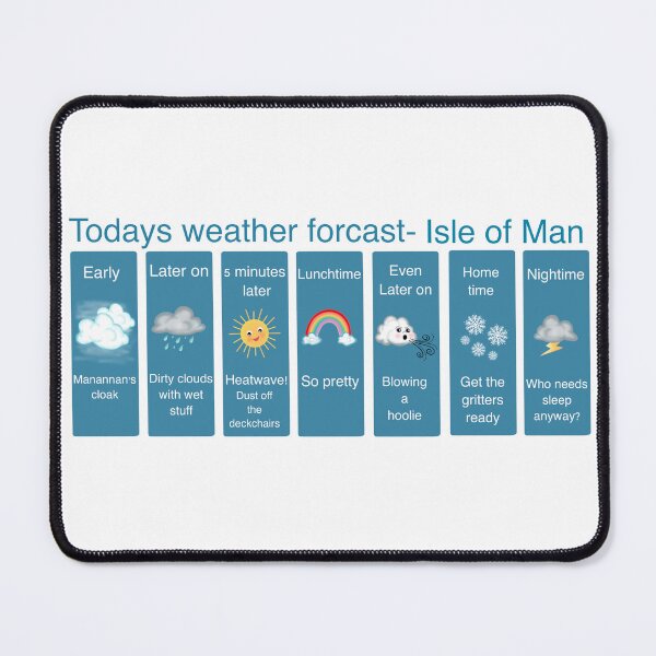 Item preview, Isle of Man weather forcast designed and sold by Manxcraft.