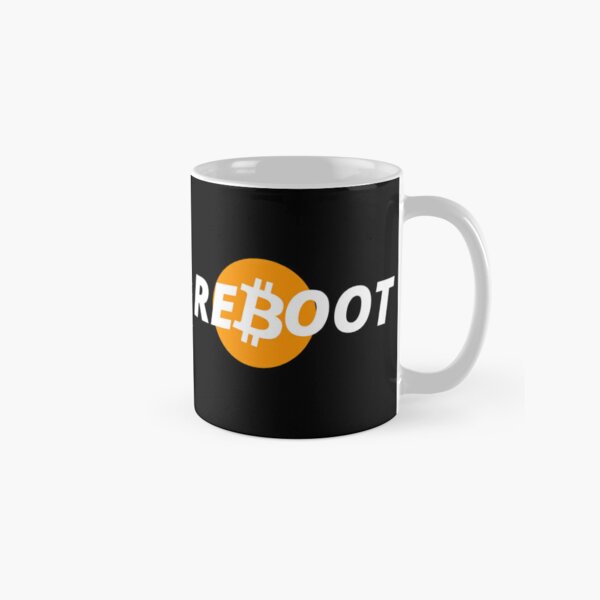 reboot - noir - crypto bitcoin - crypto art classic mugs