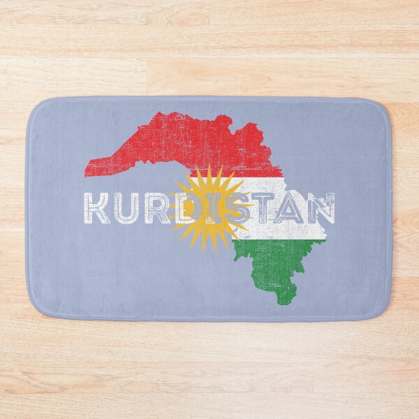 Item preview, Kurdistan Map Shape and Flag designed and sold by ockshirts.