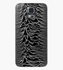CP 1919 - Joy Division Unknown Pleasures: White on clear Case/Skin for Samsung Galaxy