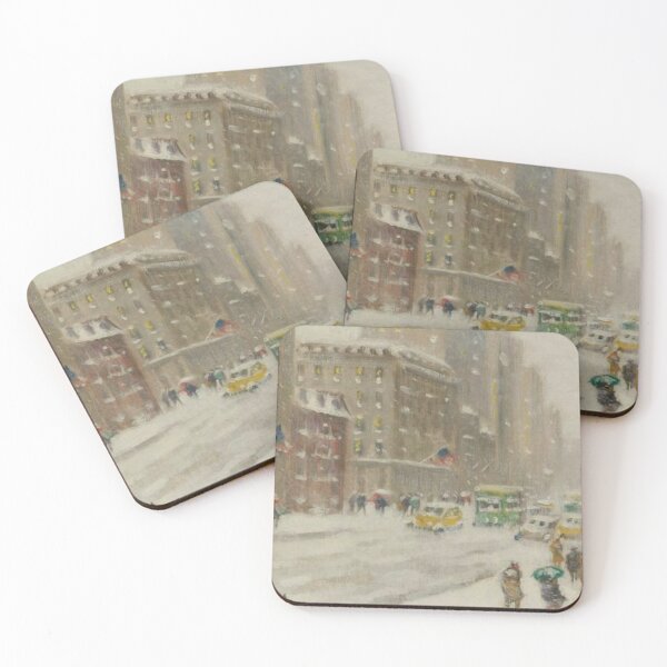 Item preview, Winter Cityscape: Embracing the Snowy Urban Life designed and sold by SweetMySpot.