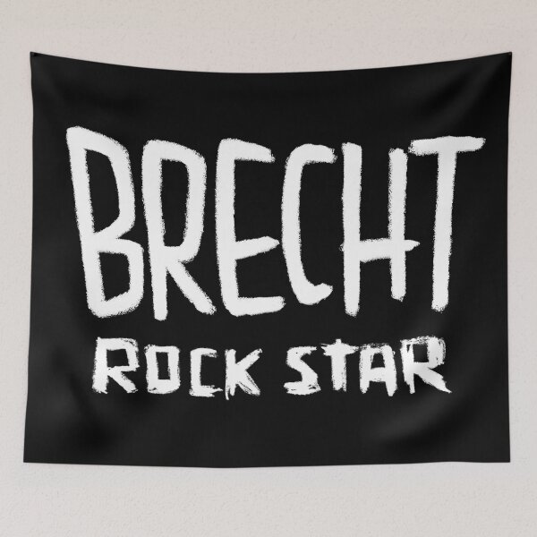 Item preview, Brecht, Rock Star Bertolt Brecht designed and sold by badlydrawnbabe.