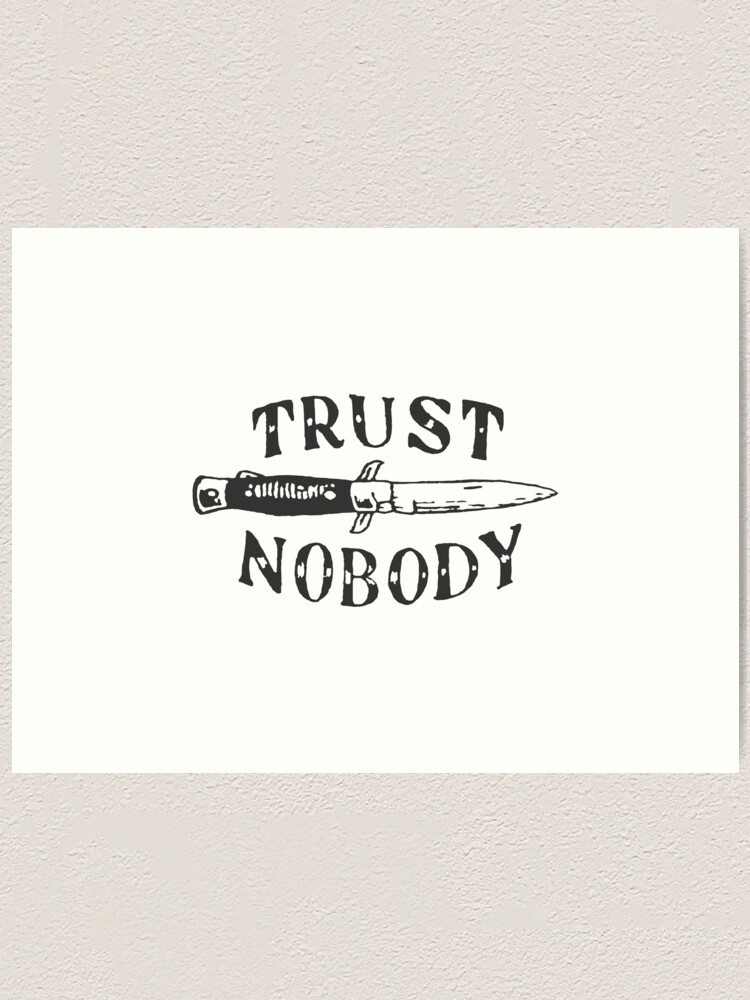 Trust Nobody Tattoo - Tattoo - Pin | TeePublic